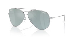 Ray-Ban RBR 0101S AVIATOR REVERSE - 003/30 SILVER silver