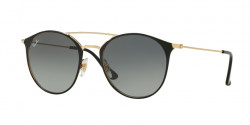 Ray-Ban RB 3546 187/71  GOLD TOP BLACK, gray gradient