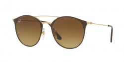 Ray-Ban RB 3546 900985  GOLD TOP BROWN, brown gradient