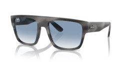 Ray-Ban RB 0360S DRIFTER - 14043F STRIPED GREY clear & blue
