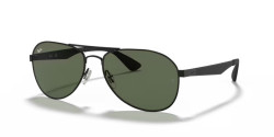 Ray-Ban RB 3549 - 006/71 MATTE BLACK  green