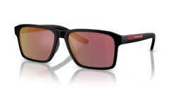 Prada PS 05 YS - 1BO10A MATTE BLACK dark grey mirror red tuning