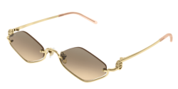 Gucci GG 1604S - 003 GOLD orange gradient mirror