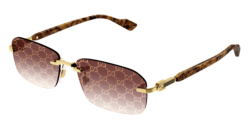 Gucci GG 1221S - 004 GOLD/YELLOW red gradient