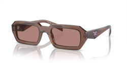 Prada PR A12S - 17O60B BROWN TRANSPARENT light brown