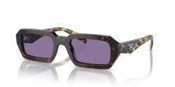 Prada PR A12S - 17N50B HAVANA violet mirror silver internal