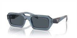 Prada PR A12S - 19O70B TRANSPARENT BLUE dark grey