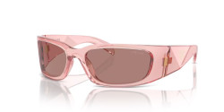 Prada PR A14S - 19Q10D TRANSPARENT PEACH light brown