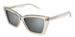 Saint Laurent SL 657 - 003 BEIGE silver mirror