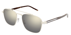 Saint Laurent SL 665 - 005 IVORY/CRYSTAL white mirror