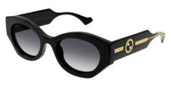 Gucci GG 1553S - 001 BLACK/CRYSTAL grey gradient