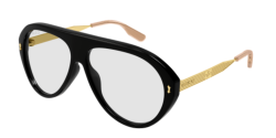 Gucci GG 1515S - 004 BLACK/GOLD transparent