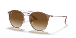 Ray-Ban RB 3546 - 907151 BEIGE ON COPPER light brown gradient
