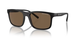 Armani Exchange AX 4145S - 807873 MATTE BLACK dark brown