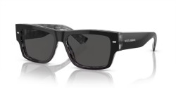 Dolce&Gabbana DG 4451 - 340387 BLACK ON GREY HAVANA dark grey