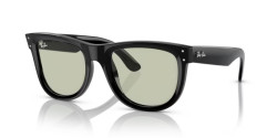 Ray-Ban RBR 0502S WAYFARER REVERSE - 6677/2 BLACK light green