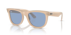 Ray-Ban RBR 0502S WAYFARER REVERSE - 678072 OPAL BEIGE & HONEY light blue