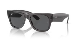 Ray-Ban RB 0840S MEGA WAYFARER - 1406B1 TRANSPARENT BLACK dark grey