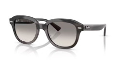 Ray-Ban RB 4398 ERIK - 140432 STRIPED GREY clear gradient grey