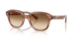 Ray-Ban RB 4398 ERIK - 140351 STRIPED BROWN clear gradient brown