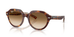 Ray-Ban RB 4399 GINA - 141451 LIGHT HAVANA ON MULTICOLOUR clear gradient brown