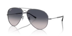 Ray-Ban RB 3825 OLD AVIATOR - 004/78 GUNMETAL  polarized blue