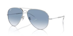 Ray-Ban RB 3825 OLD AVIATOR - 003/3F SILVER clear & blue