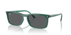 Ray-Ban RB 4435 - 6615B1 TRANSPARENT GREEN dark grey