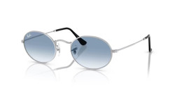 Ray-Ban RB 3547 OVAL - 003/3F SILVER clear gradient blue