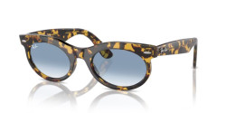 Ray-Ban RB 2242 WAYFARER OVAL - 13323F YELLOW HAVANA clear & blue