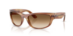 Ray-Ban RB 2289 MEGA BALORAMA  - 140351 STRIPED BROWN clear gradient brown