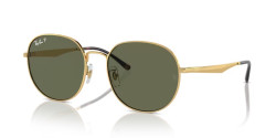 Ray-Ban RB 3727D - 001/9A ARISTA GOLD polarized dark green