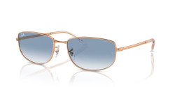 Ray-Ban RB 3732 - 92023F ROSE GOLD clear & blue