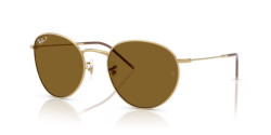 Ray-Ban RB 0103S ROUND REVERSE - 001/83 ARISTA GOLD polar brown polarized