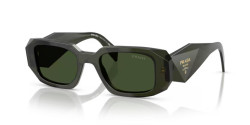 Prada PR 17WS - 19Z1I0 TRANSPARENT BOTTLE dark green