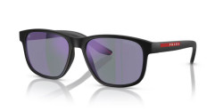 Prada PS 06 YS - 1BO10J MATTE BLACK dark blue mirror violet