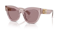 Miu Miu MU 01YS - 12W20I TRANSPARENT MAUVE light purple brown