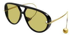 Bottega Veneta BV 1273S - 003 BLACK yellow