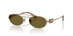 Miu Miu MU 54ZS - 7OE09Z BRASS GOLD dark brown