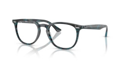 Ray-Ban RX 7159 - 8394 TRANSPARENT FANTASY BLUE & GREY