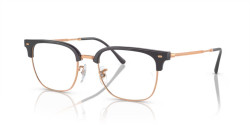 Ray-Ban RX 7216 NEW CLUBMASTER - 8322 DARK GREY ON ROSE GOLD