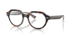 Ray-Ban RX 7214 GINA - 8401 DARK HAVANA ON MULTICOLOUR