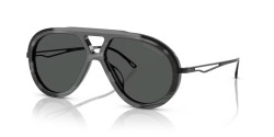 Emporio Armani EA 4242U - 621187 SHINY STRIPED GREY dark grey