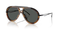 Emporio Armani EA 4242U - 621287 SHINY STRIPED BROWN dark grey