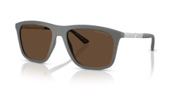 Emporio Armani EA 4237 - 620573 MATTE GREY dark brown