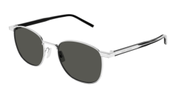 Saint Laurent SL 747 - 007 SILVER/CRYSTAL grey