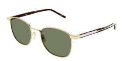 Saint Laurent SL 747 - 008 GOLD/CRYSTAL green