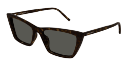 Saint Laurent SL 737 MICA THIN - 002 HAVANA grey