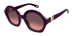 Chloe CH 0302S - 005 SHINY PURPLE double gradient burgundy / red