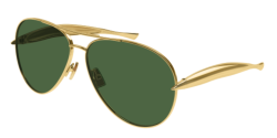 Bottega Veneta BV 1305S - 001 GOLD green